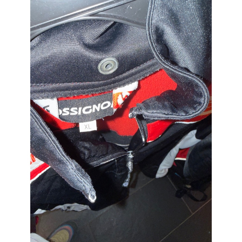 Pontiac GMC Rossignol Racing Track Jacket Full Zip Mens XL Red Black - Picture 8 of 8